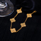 Clover 5 Motifs Bronzing Bracelet – LUX VERSE Luxury Designer Fashion Outlet