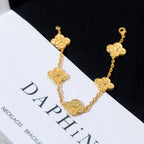 Clover 5 Motifs Bronzing Bracelet – LUX VERSE Luxury Designer Fashion Outlet