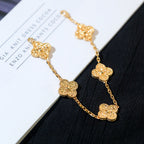 Clover 5 Motifs Bronzing Bracelet – LUX VERSE Luxury Designer Fashion Outlet