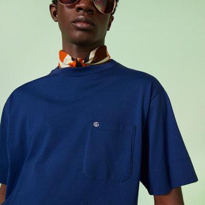Cotton jersey T-shirt with Double G - LUX VERSE - Luxury designer fashion outlet