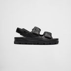 Nappa Leather Sandals – these leather sandals with sporty details are defined by stitching that echoes the – LUX VERSE Luxury Designer Fashion Outlet