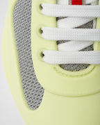 Soft rubber and bike fabric sneakers – the Linea Rossa logo emphasizes the timeless attitude of this style – LUX VERSE Luxury Designer Fashion Outlet