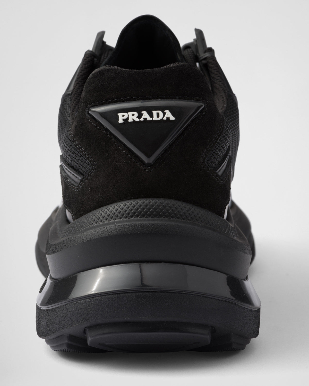 Brushed leather, bike fabric, and suede sneakers – these sneakers, a reinterpretation of an archive style, combine a sporty attitude – LUX VERSE Luxury Designer Fashion Outlet