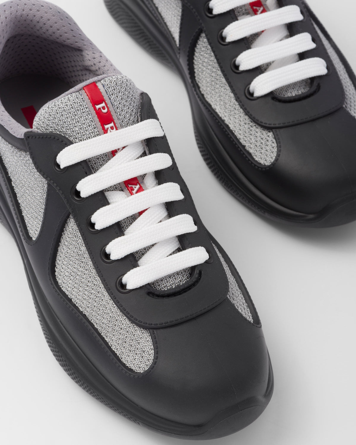 Bike fabric sneakers – the Linea Rossa logo emphasizes the timeless attitude of this style – LUX VERSE Luxury Designer Fashion Outlet