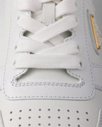 Downtown soft leather sneakers – the footwear is characterized by perforated uppers in soft leather and light rubber – LUX VERSE Luxury Designer Fashion Outlet