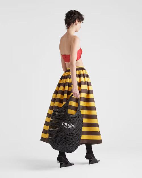 Crochet tote bag – this tote bag with a soft, deconstructed design is made of raffia-effect yarn, a – LUX VERSE Luxury Designer Fashion Outlet