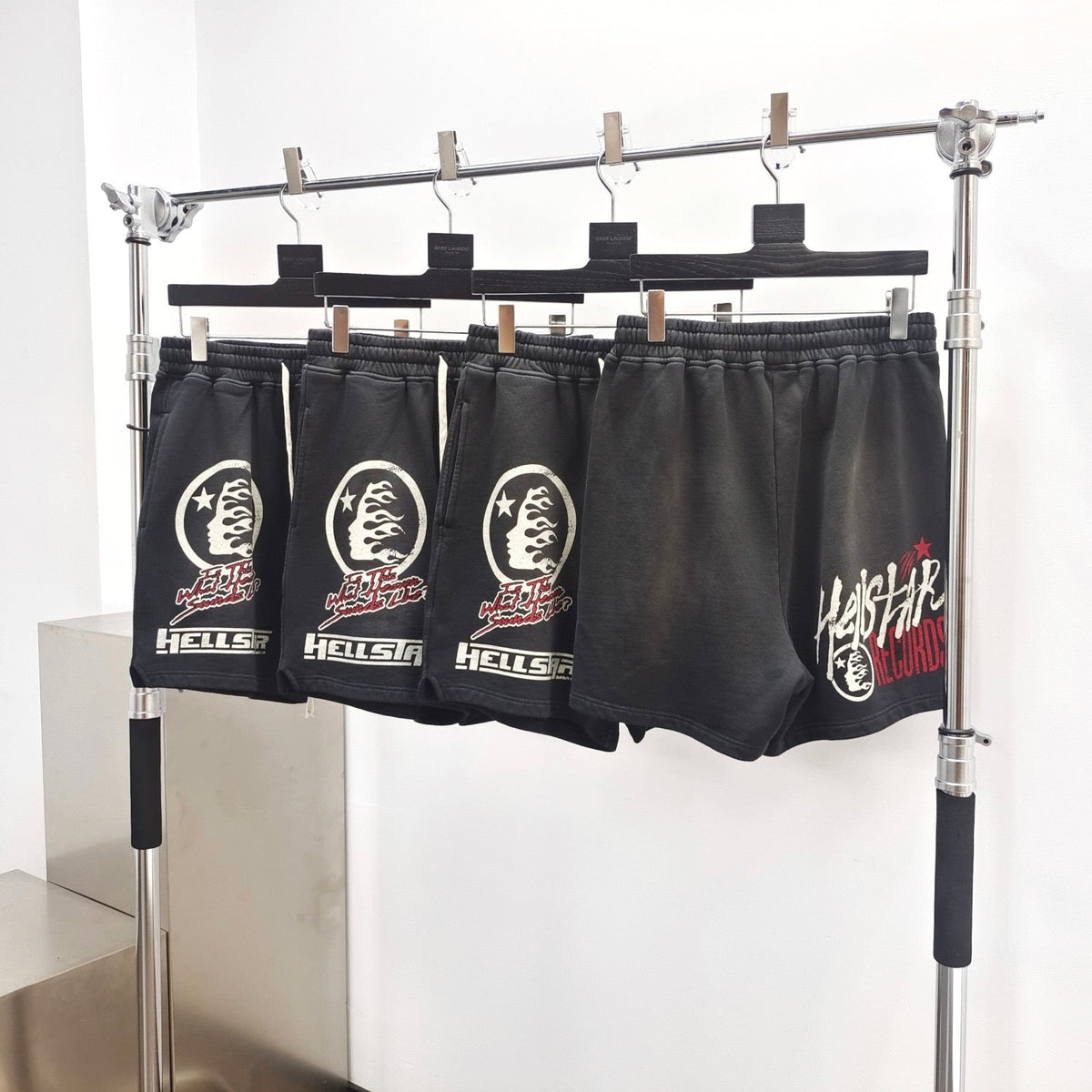 Dark Black Shorts - Men's