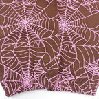 Burgundy Cotton Web Print Joggers – Herren