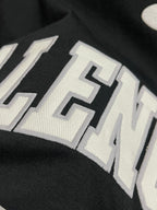 Schwarzes Langarmtrikot mit Nummer – Herren