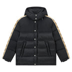 Schwarze Steppjacke – Herren