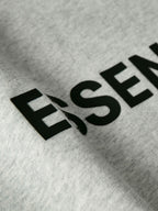 Grauer Baumwoll-Logo-Pullover - Herren