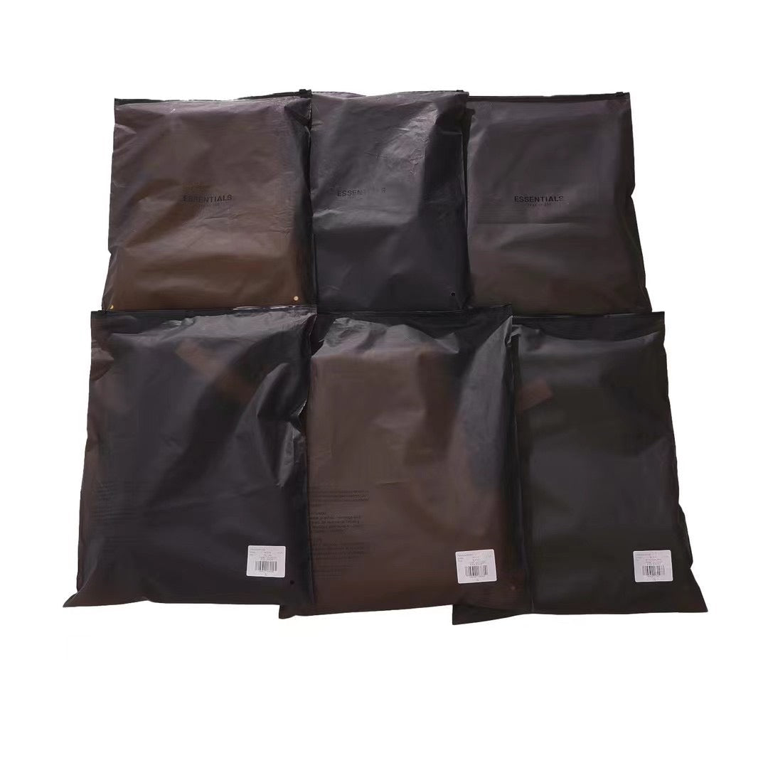 Brown Cotton Logo Drawstring - Men's