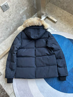 Black and White Parka - Men's