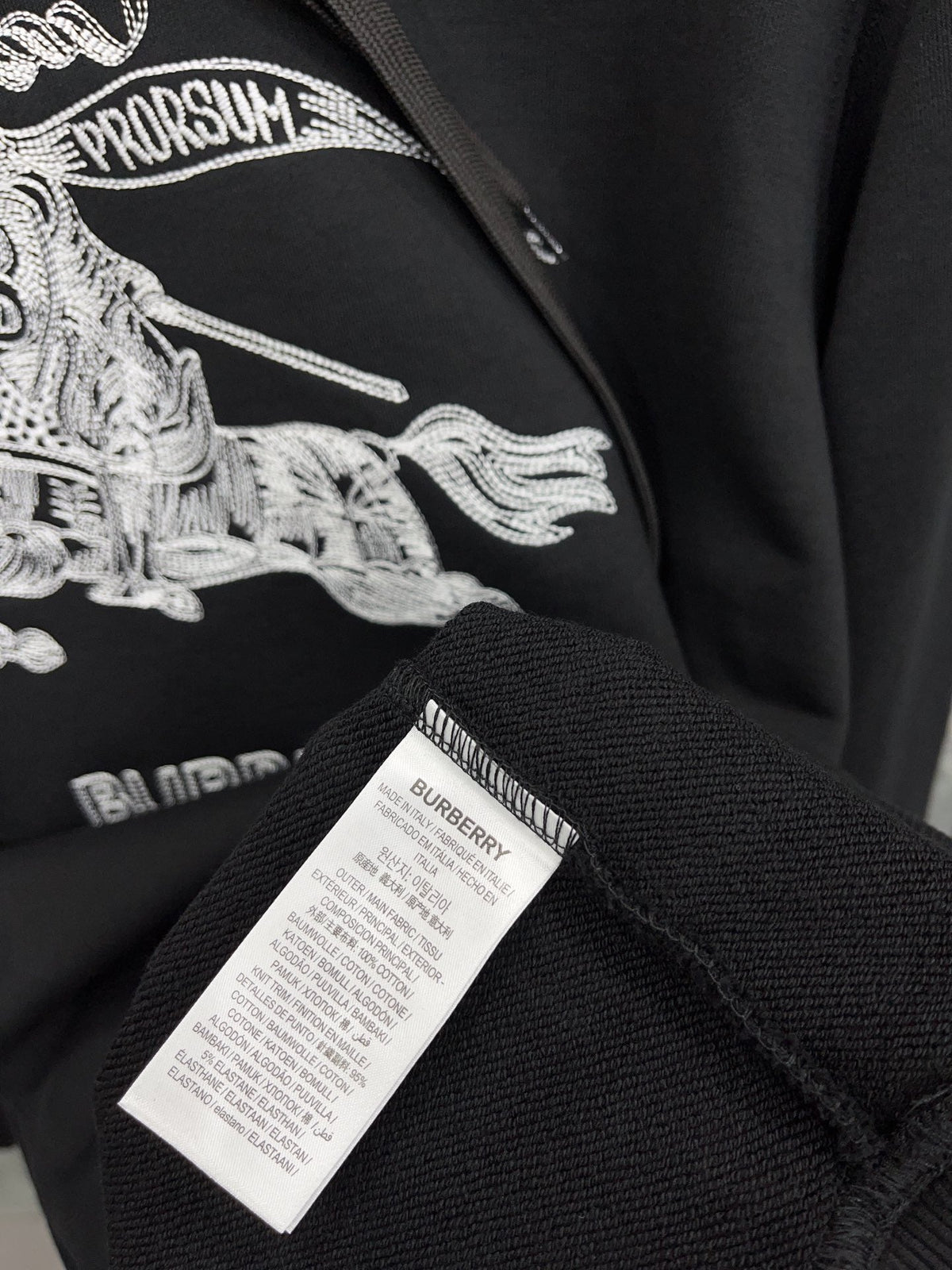 Kapuzenpullover mit Ritter-Print – Herren