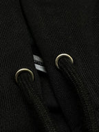 Navyfarbene Baumwoll-Zip-Jacke mit Logo – Herren