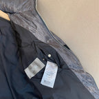 Schwarze Steppjacke – Herren