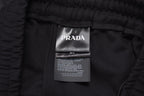 Black Cotton Panelled Cargo - Men's
