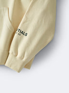 Cream Cotton Logo Pullover - Men's
