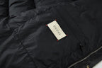 Schwarze Steppjacke – Herren