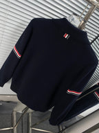 RWB Stripe Cardigan Navy - Men's