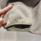 Pflanzenasche Schwarzer Kapuzenpullover – Herren