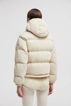 Daos Corduroy Down Jacket – crafted from corduroy Recycled longue saison lining Down-filled Detachable hood Snap – LUX VERSE Luxury Designer Fashion Outlet