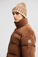 Daos Corduroy Down Jacket – the high-impact design has a high neck and a detachable hood, while longue saison – LUX VERSE Luxury Designer Fashion Outlet
