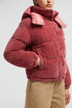 Daos Corduroy Down Jacket – the high-impact design has a high neck and a detachable hood, while longue saison – LUX VERSE Luxury Designer Fashion Outlet