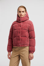 Daos Corduroy Down Jacket – the high-impact design has a high neck and a detachable hood, while longue saison – LUX VERSE Luxury Designer Fashion Outlet