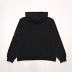 Schwarzer Baumwoll-Slogan-Pullover – Herren