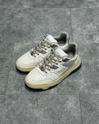 White and Grey Sneakers