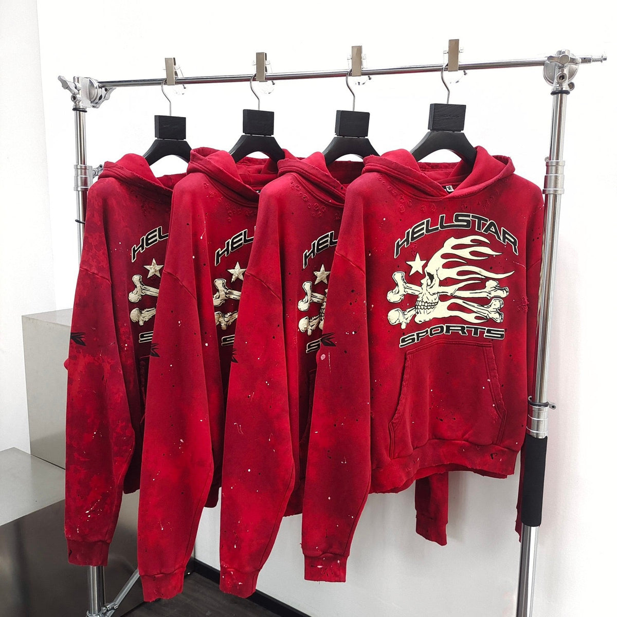 Dark Red Hoodie - Men's