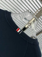 4-Bar Crewneck Grey Loopback – Herren
