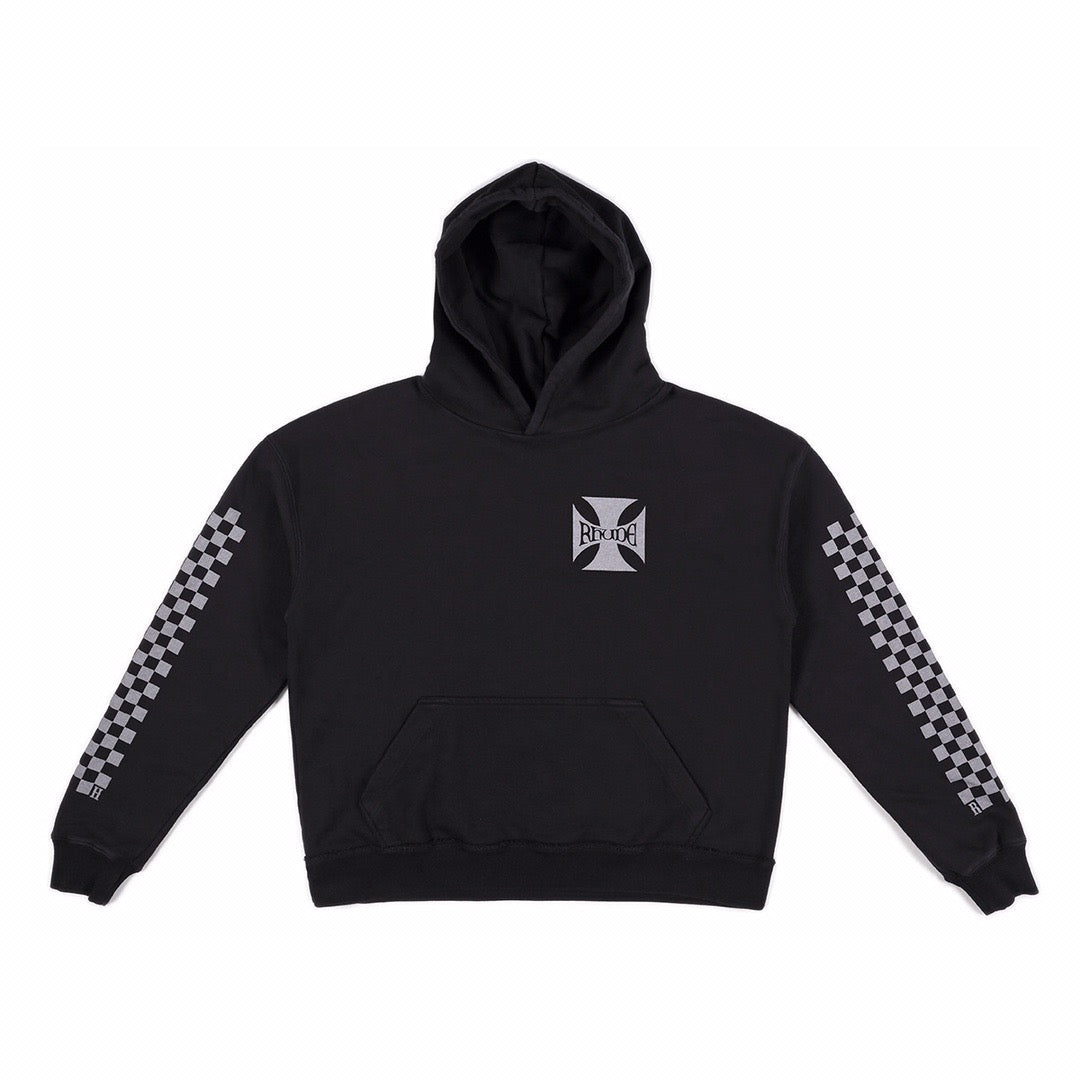 Schwarzer Hoodie – Herren