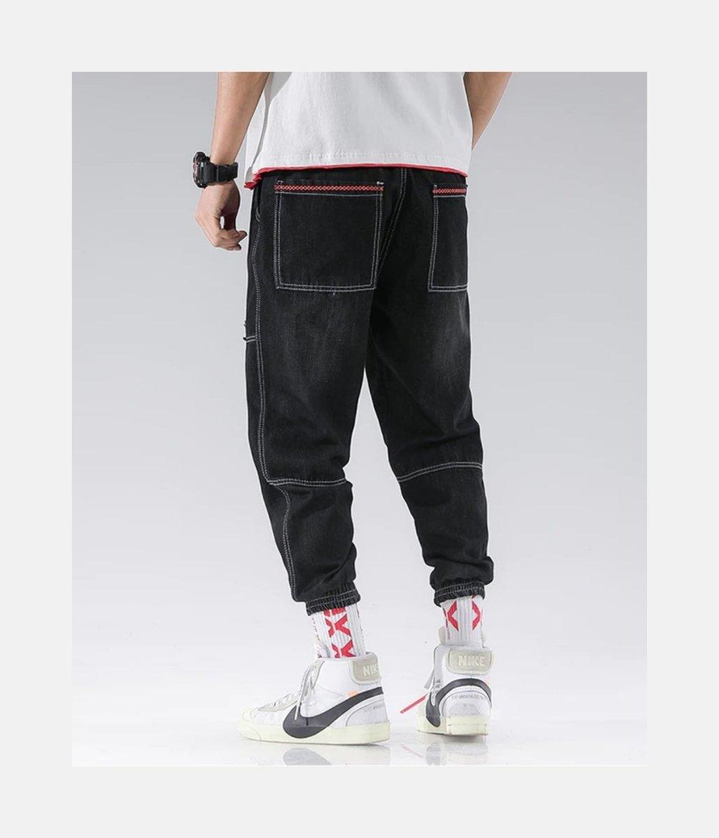 Denim Jogger | Limited Edition – material: Premium Cotton & Denim Fit type: Slim Fit Available sizes: S, M, L, XL, – LUX VERSE Luxury Designer Fashion Outlet