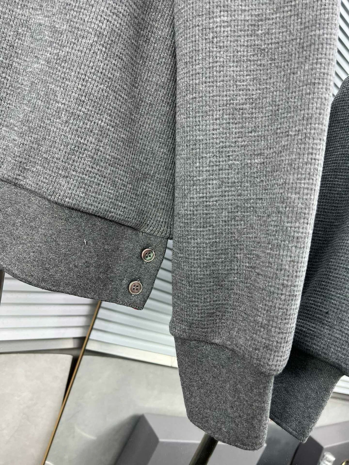 4-Bar Crewneck Grey Loopback – Herren