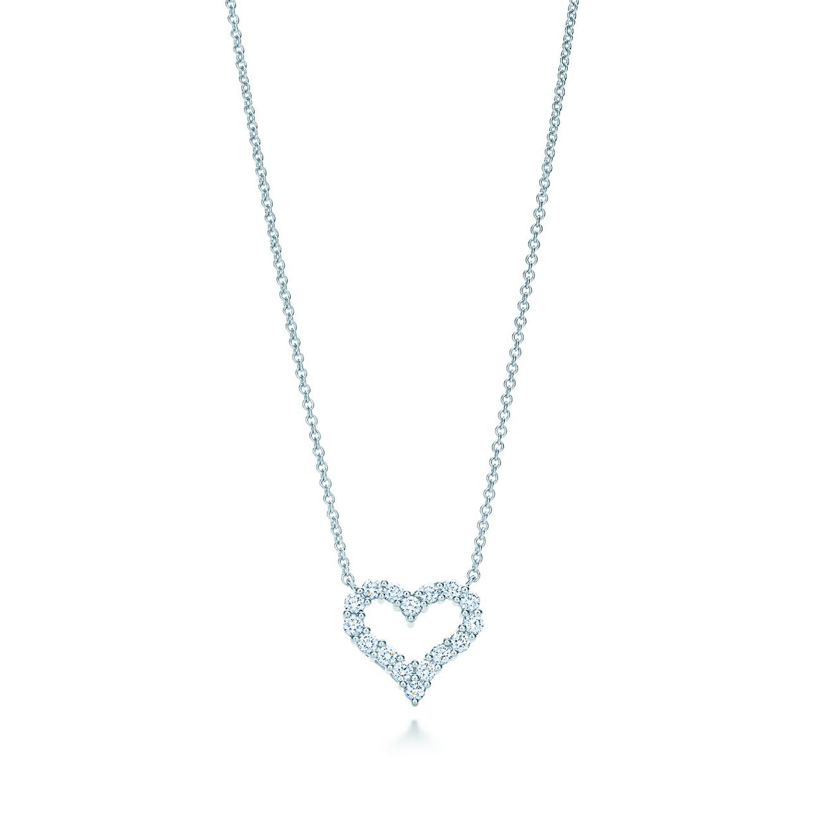 Heart-shaped Diamond Necklace – LUX VERSE Luxury Designer Fashion Outlet