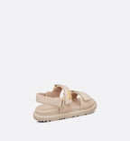Dioract Sandal. – scratch straps are further enhanced by a gold-finish metal signature on the upper – LUX VERSE Luxury Designer Fashion Outlet