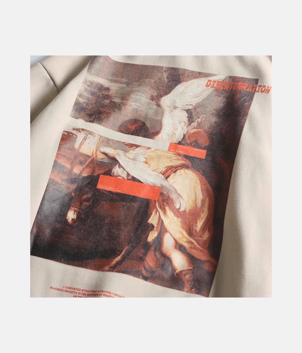 Disintegration Hoodie – material: Premium Cotton Design: High Quality Print Fit type: Regular – LUX VERSE Luxury Designer Fashion Outlet