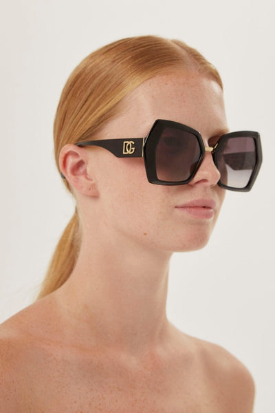 Dolce&Gabbana black butterfly sunglasses - LUX VERSE - Luxury designer fashion outlet