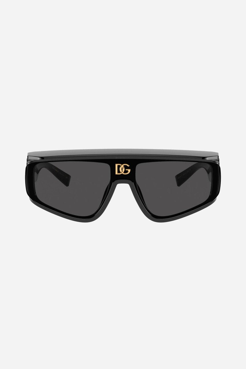 Black mask featuring DG logo – craftsmanship, refinement and timeless elegance: the & Sunglasses – LUX VERSE Luxury Designer Fashion Outlet