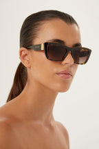 Havana cat eye sunglasses – craftsmanship, refinement and timeless elegance: the & Sunglasses – LUX VERSE Luxury Designer Fashion Outlet