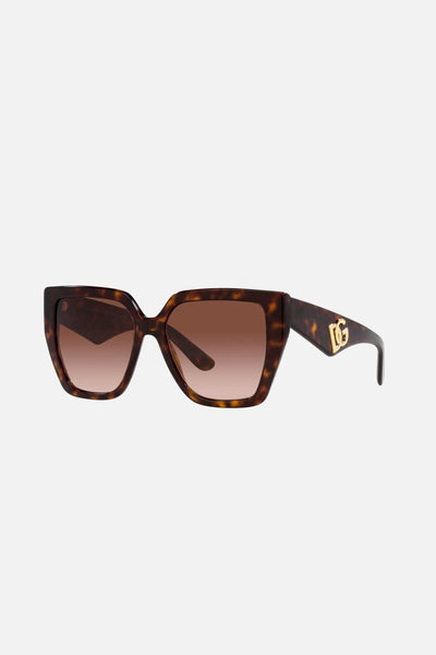 Dolce&Gabbana over havana cat-eye sunglasses - LUX VERSE - Luxury designer fashion outlet