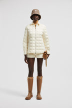 Down-Filled Shirt – crafted from polyester Longue saison lining Collar Welt pockets Down-filled Zipper – LUX VERSE Luxury Designer Fashion Outlet