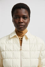 Down-Filled Shirt – the polyester button up features longue saison lining while a collar is a subtle nod – LUX VERSE Luxury Designer Fashion Outlet