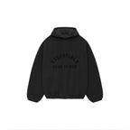 Pflanzenasche Schwarzer Kapuzenpullover – Herren