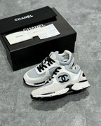 White Mesh Colourblock Chunky - Women's