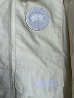 Schwarz-weißer Parka – Herren