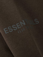 Brauner Baumwoll-Logo-Pullover – Herren
