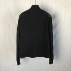 Dunkelblaue und schwarze Pufferjacke – Herren